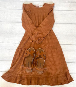 Butterscotch Prairie Dress